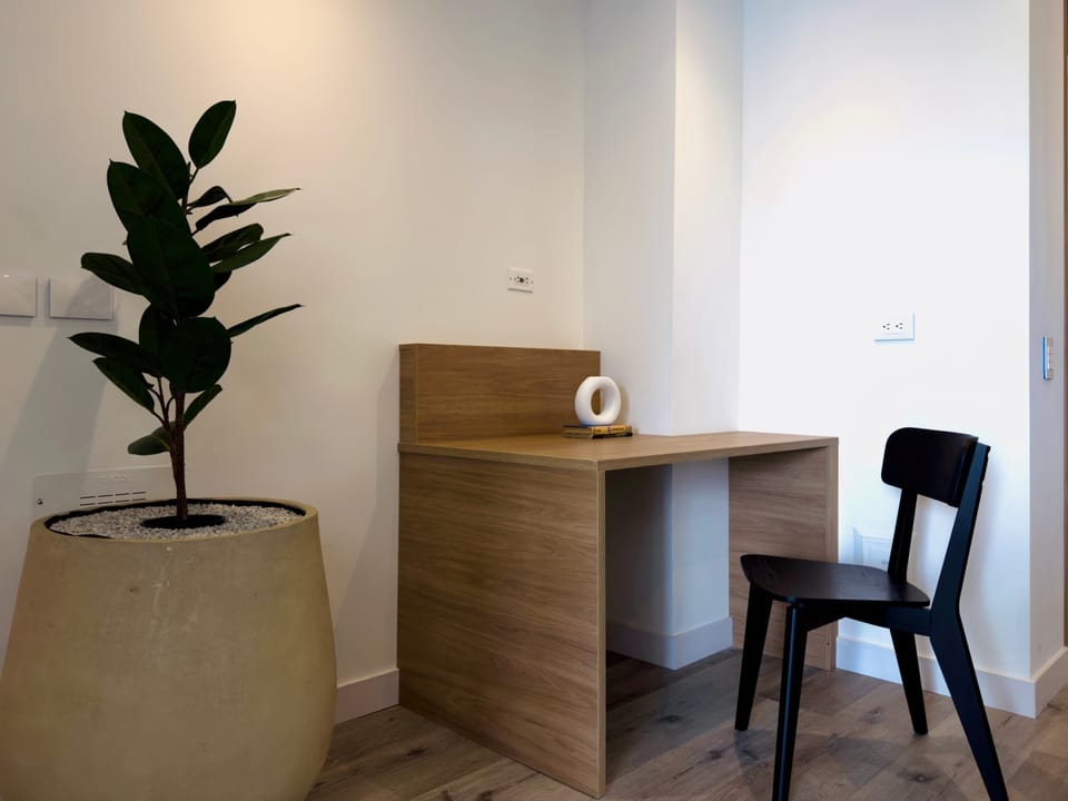 Work corner with good light