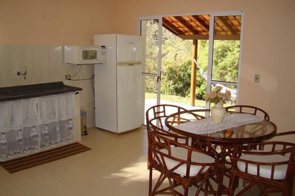 Family Chalet | Private kitchen | Microwave