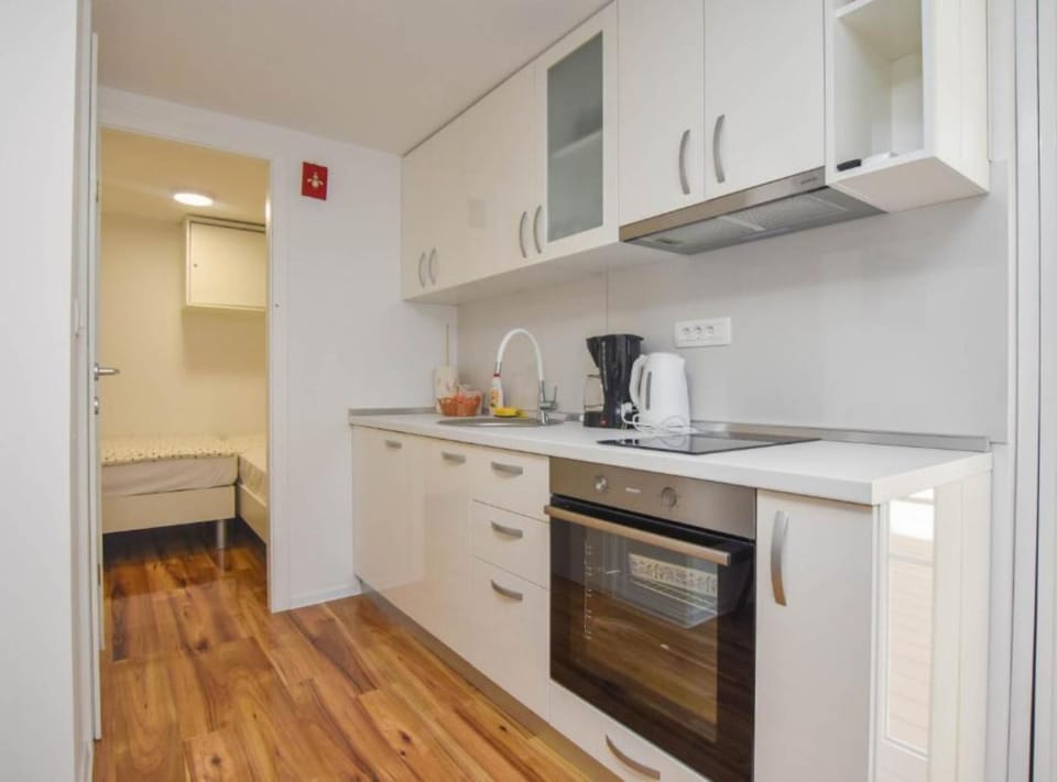 House (Camping Mobile Homes Bella Vita) | Private kitchen | Fridge