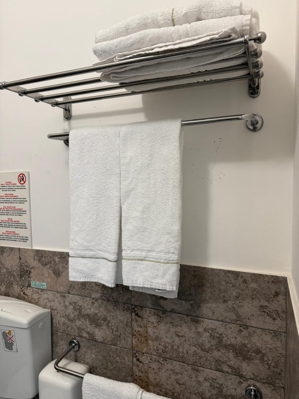 Shower, free toiletries, hair dryer, slippers