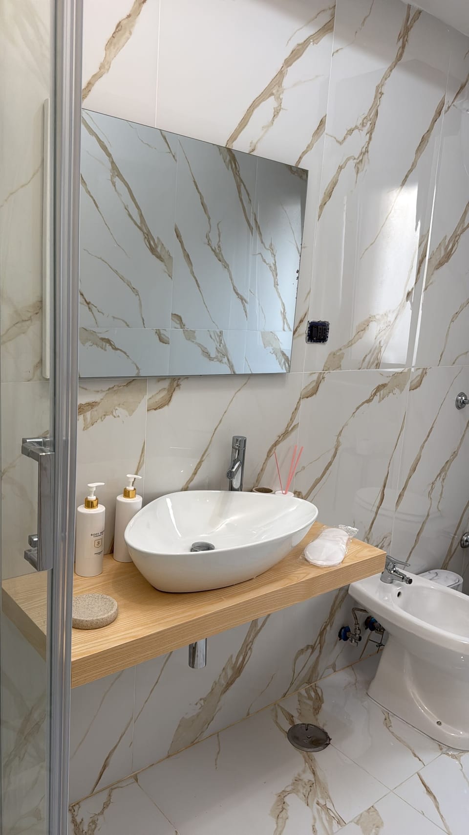 Family Quadruple Room, Balcony, City View | Bathroom | Shower, free toiletries, hair dryer, slippers