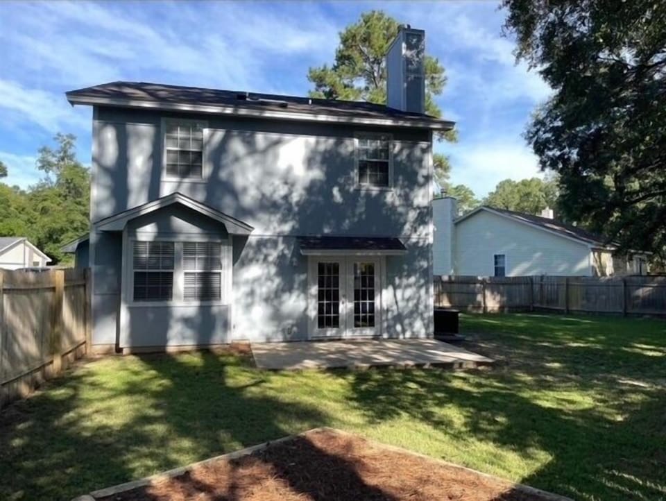 Back of the home (patio furniture added later)
