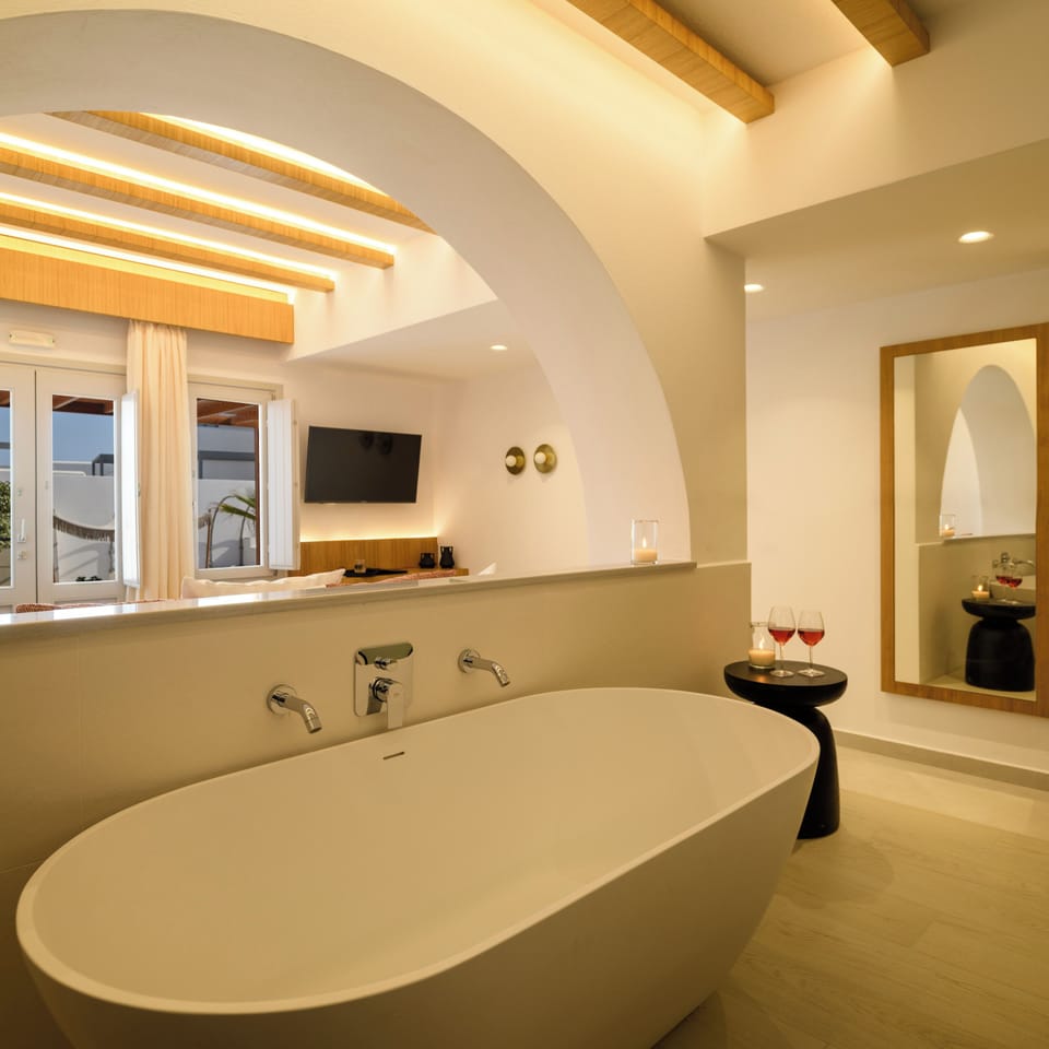 Elegant Two-Bedroom Suite | Premium bedding, blackout drapes, soundproofing, iron/ironing board