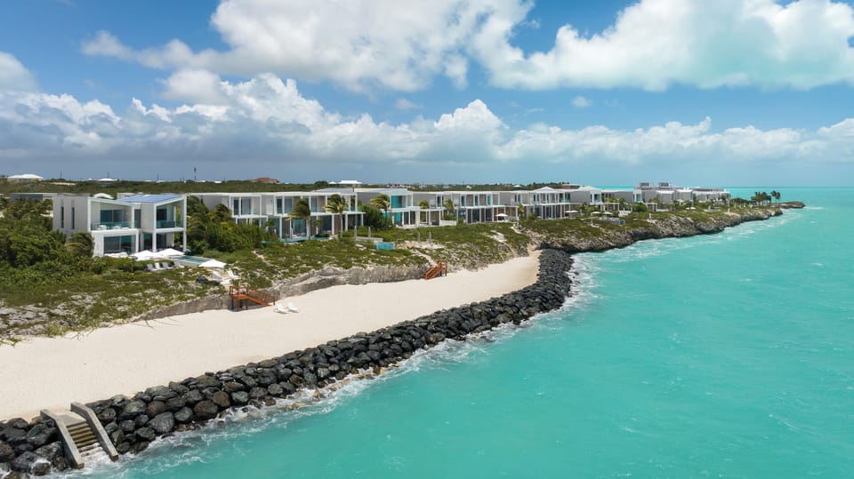 Soak up sweeping beachfront views along this private shoreline.