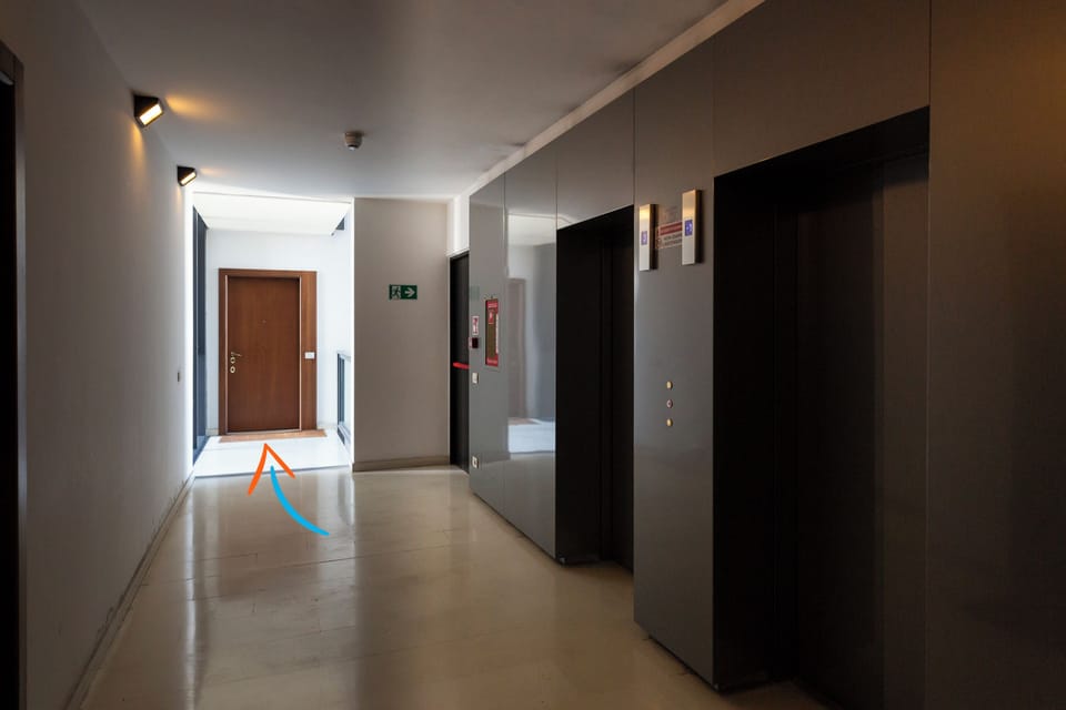 Interior entrance