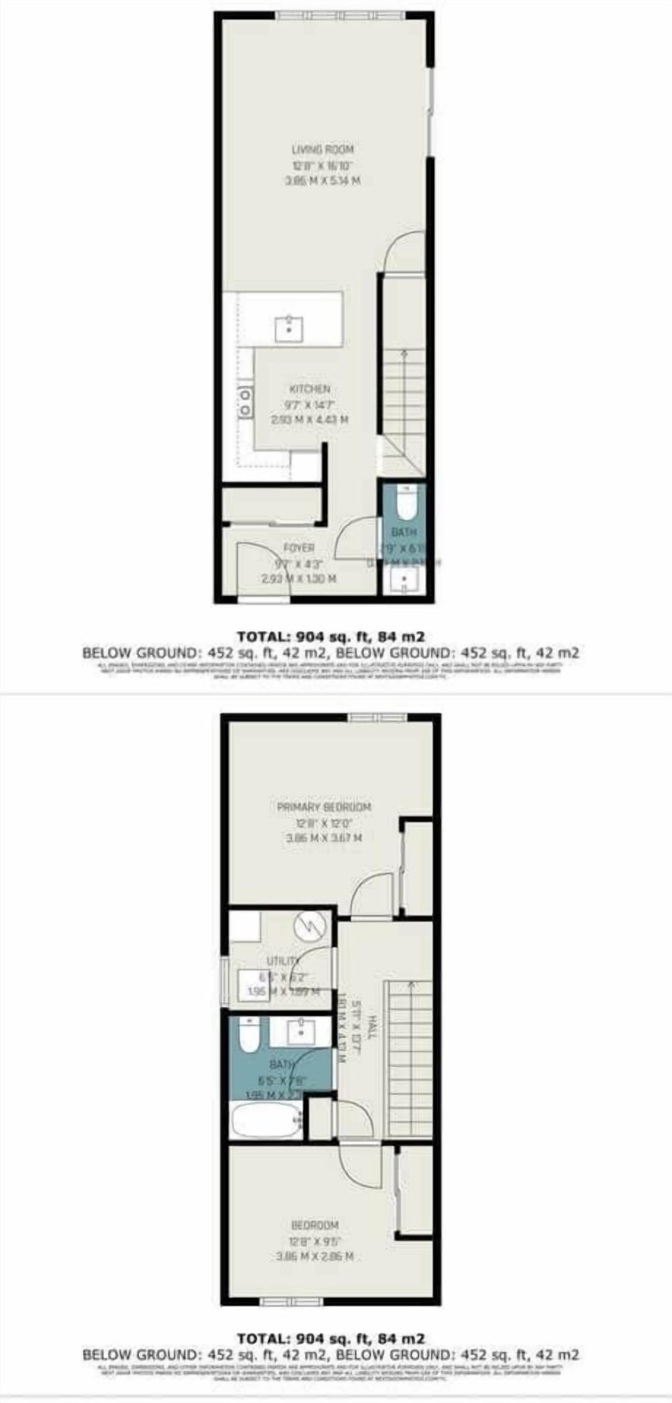 Detailed floor plan layout for our 2-storey Ottawa executive suite.