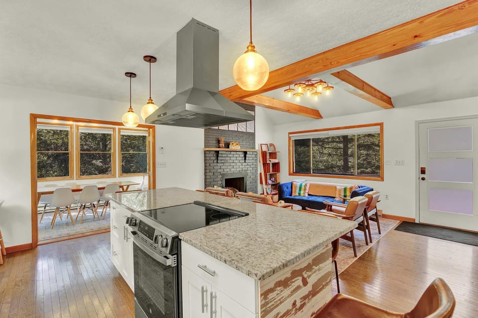 Open-Concept Kitchen with Dining Island