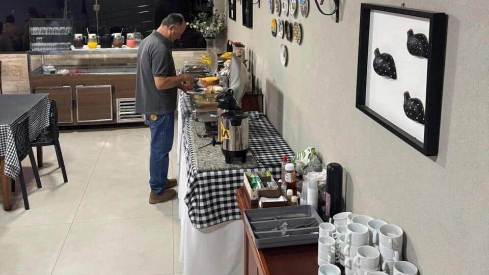 Free daily buffet breakfast