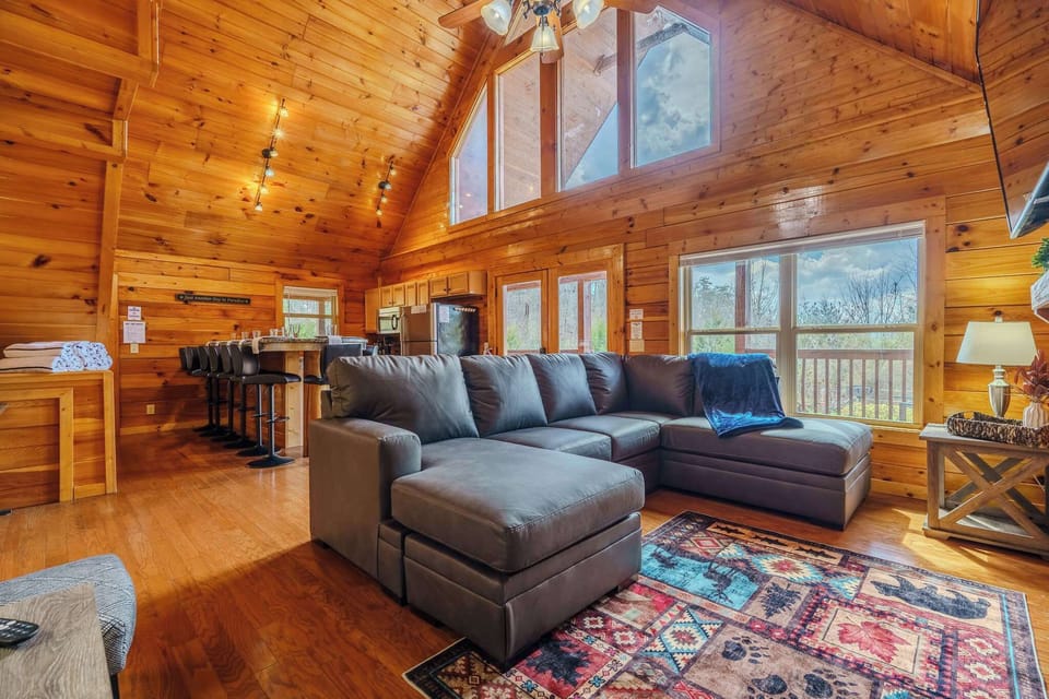 Bask in natural light while enjoying stylish comfort and scenic views!