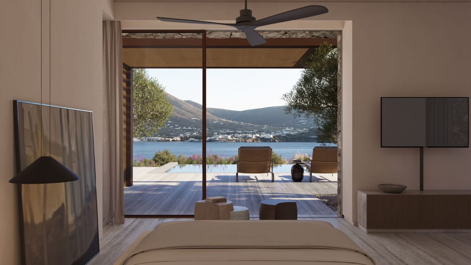 Infinity Suite Panoramic Sea View Private Pool | Egyptian cotton sheets, premium bedding, pillowtop beds, minibar