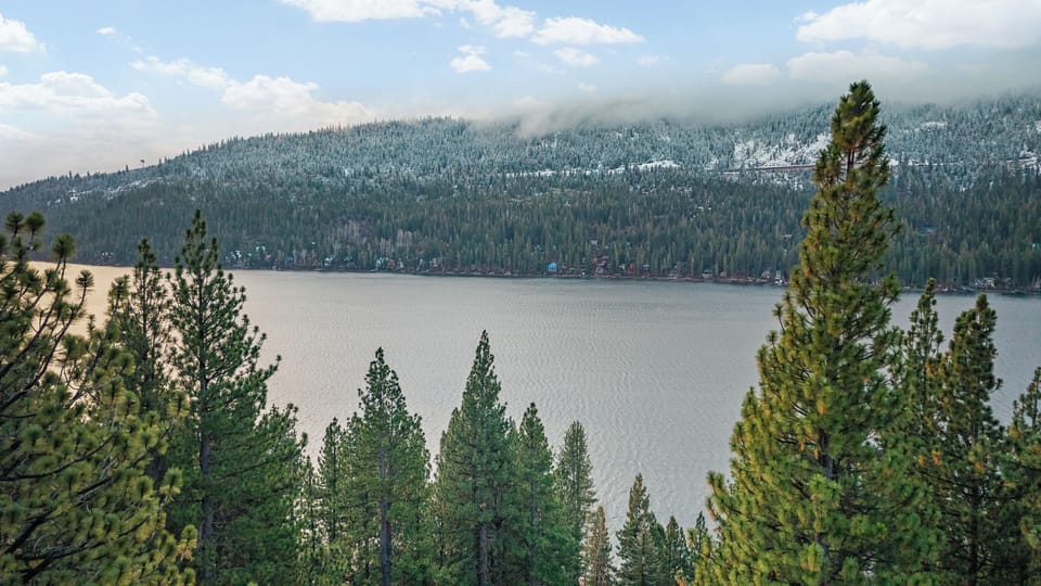 Serene lake views.