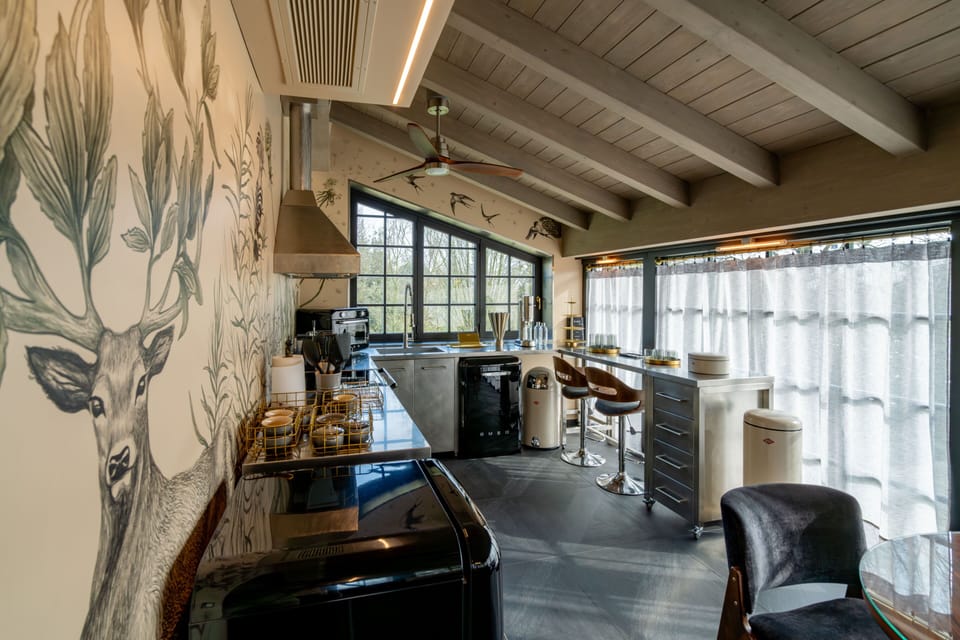 Deluxe Apartment, Garden View | Private kitchen