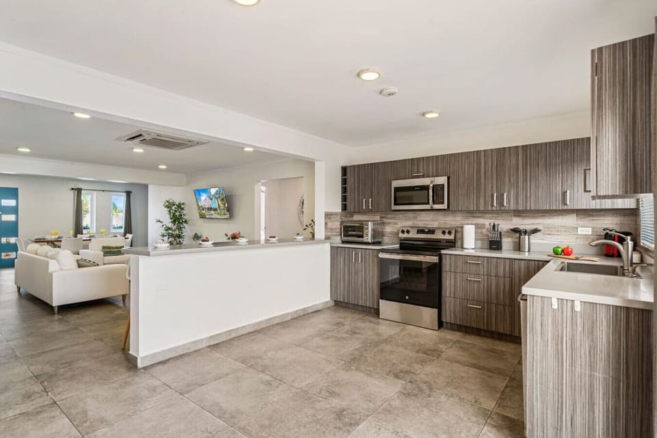 Spacious kitchen perfect for family dinners