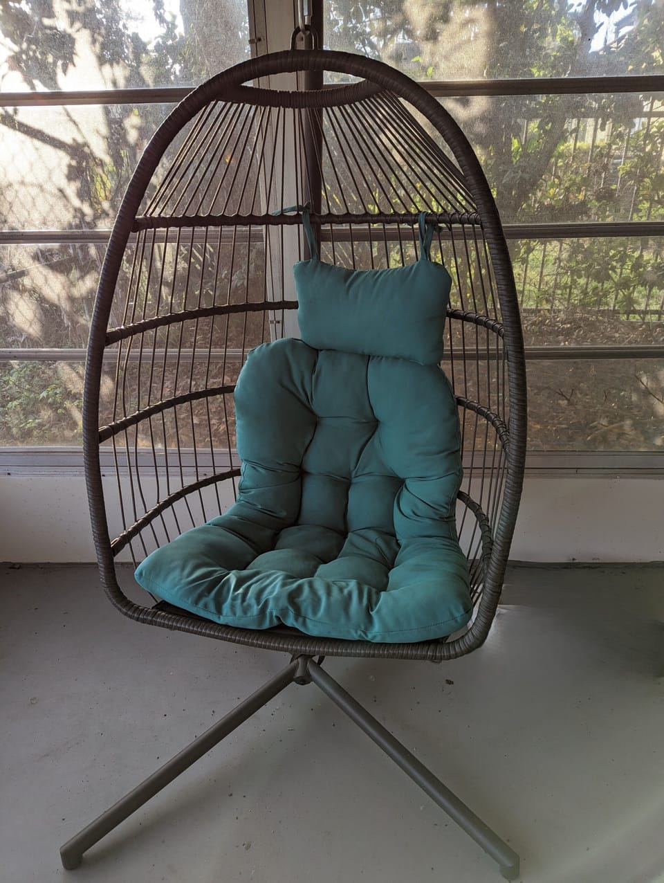 Sunroom, nest chair