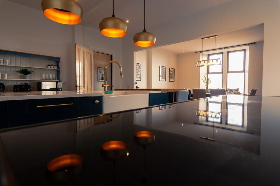 spacious modern kitchen