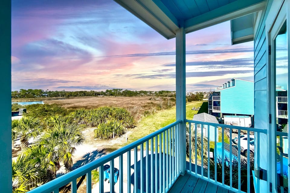 Peek into paradise from your balcony perch, where every sunrise whispers secrets and sunsets paint the sky with dreams.
