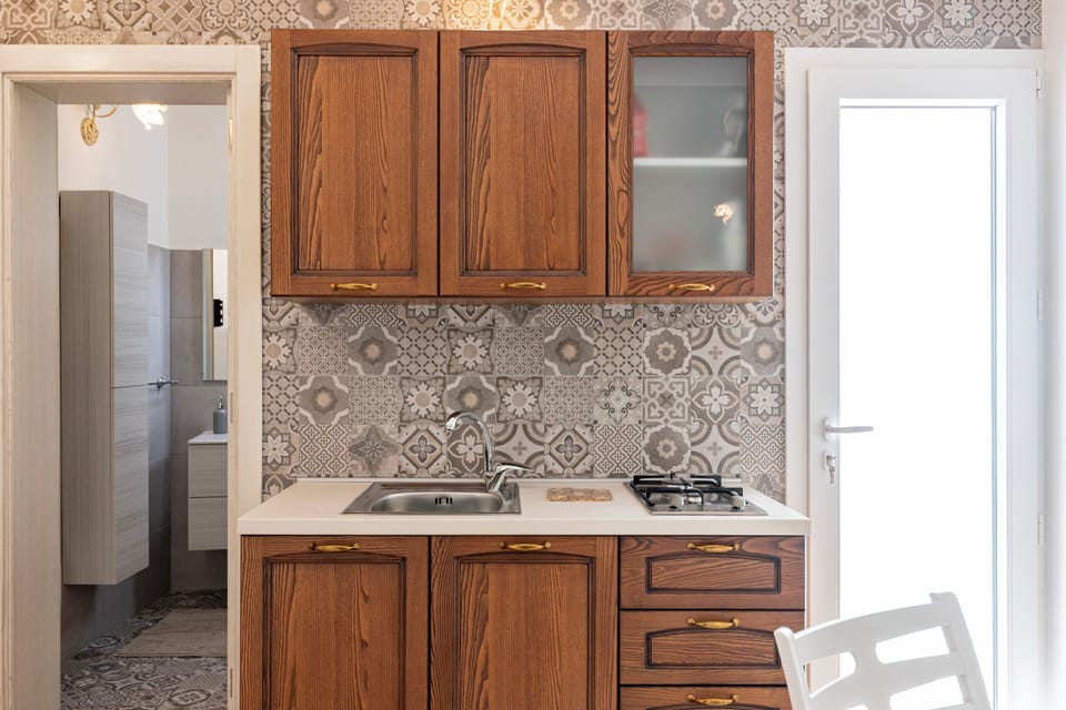 Fridge, stovetop, cookware/dishes/utensils