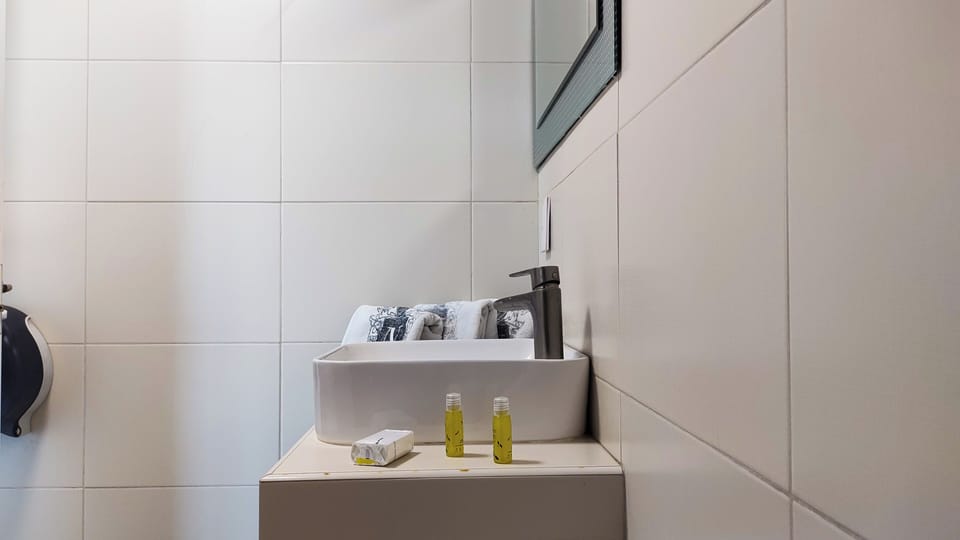Standard Room | Bathroom | Towels, soap, shampoo, toilet paper
