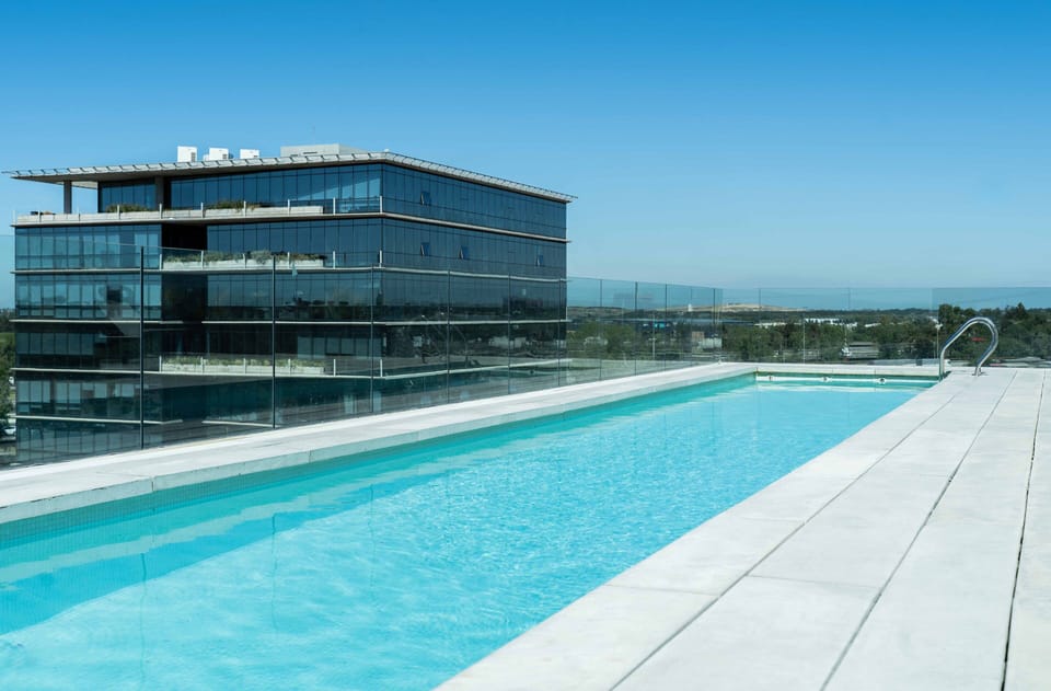 Rooftop pool