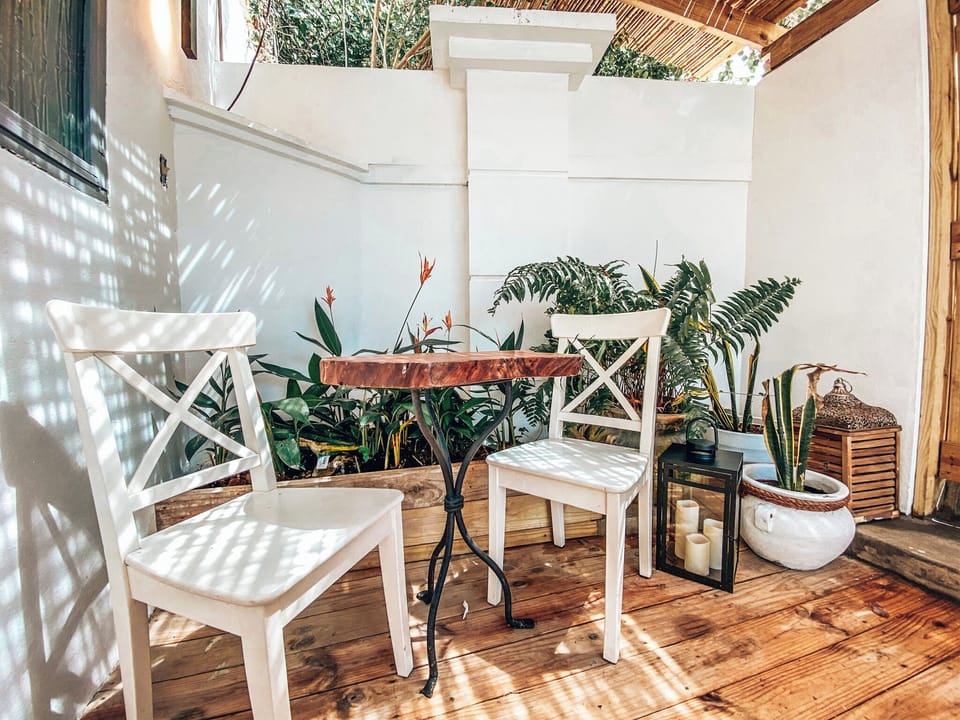 Outdoor seating area