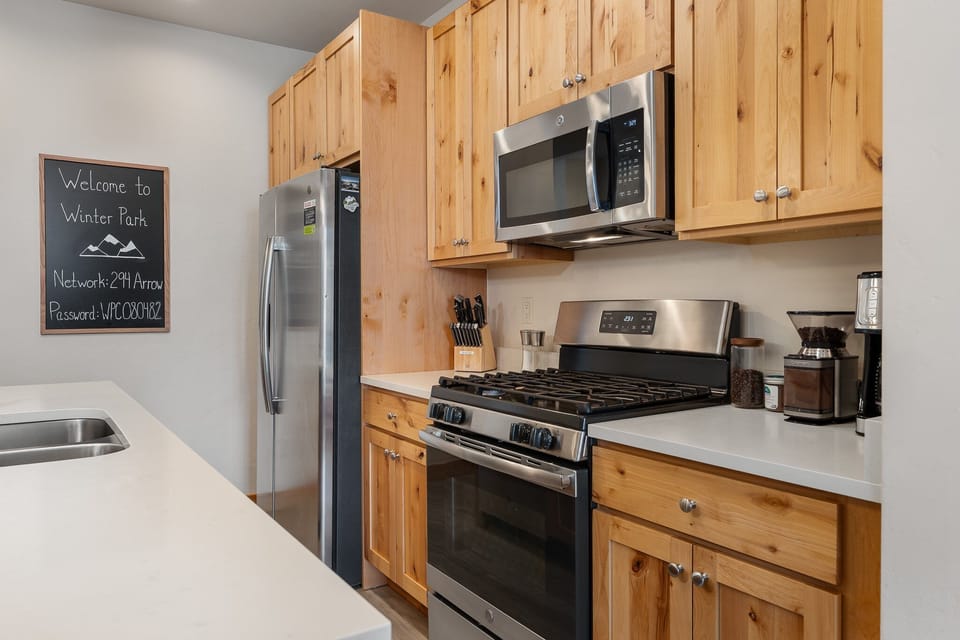 Fully Stocked Kitchen
