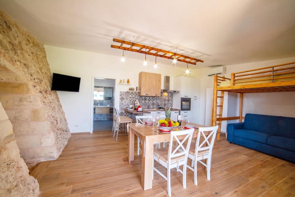 Kitchen and dining area