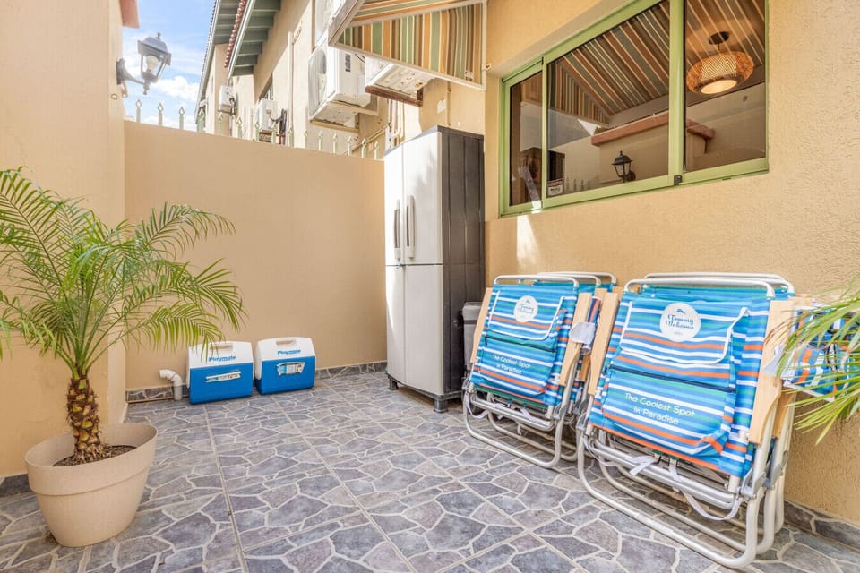 Enjoy hassle-free beach days with beach chairs and a cool box ready to go. A small touch that adds big convenience.