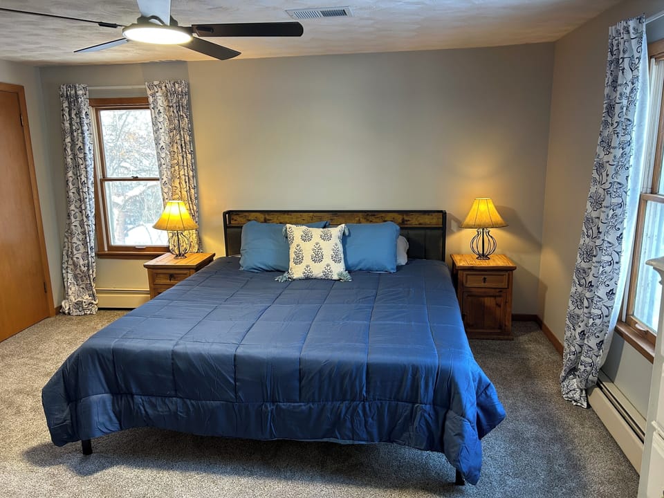 king bed in bedroom 1
