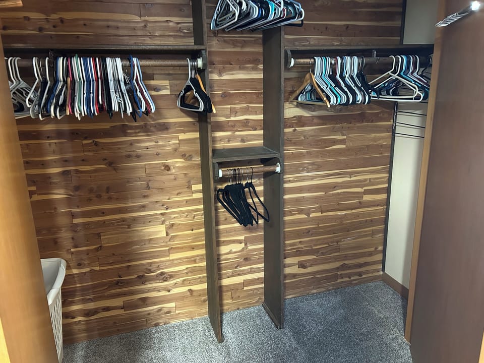 Large closet in master