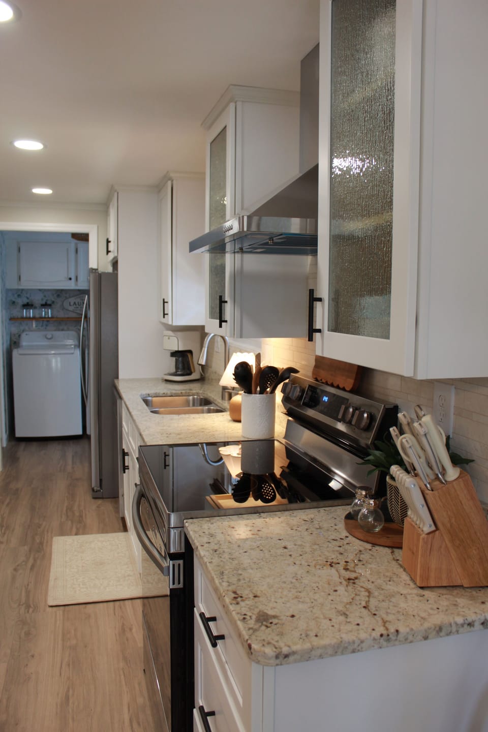 Kitchen fully stocked