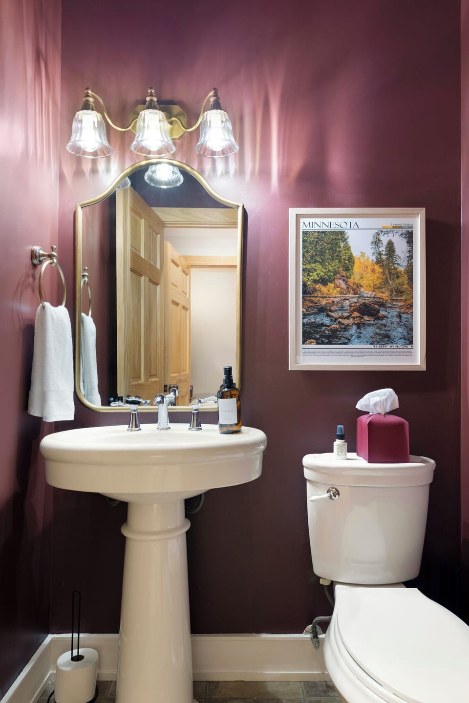 Half bath on main floor