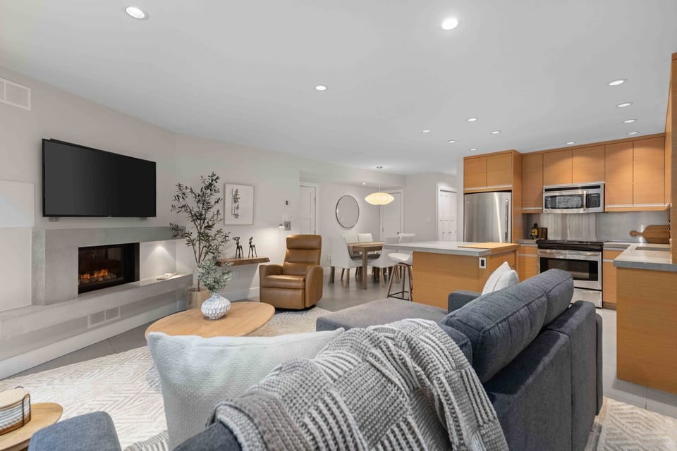 Open-concept layout ideal for gathering with family and friends.