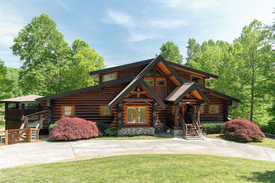 Cabin Exterior | Ample Parking Space | RV/Trailer/Boat Parking Allowed