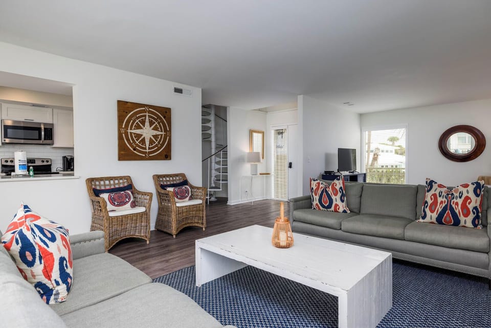 Living Room with Balcony Access