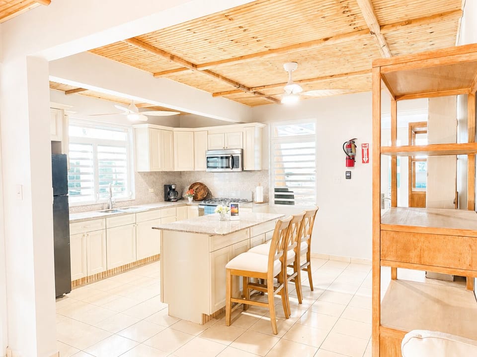 Downstairs fully equipped kitchen