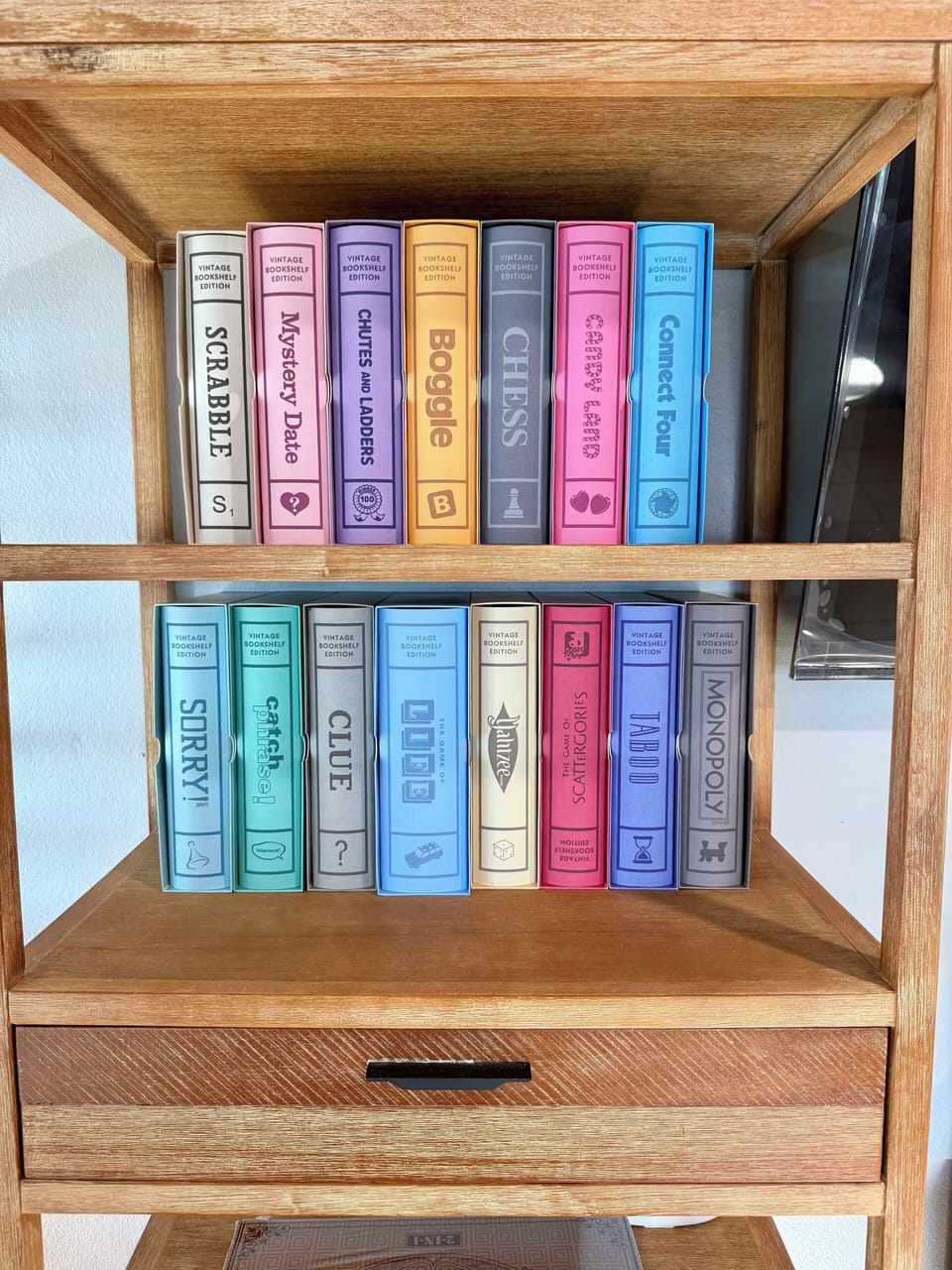 A variety of games available for you in case of a rainy day!