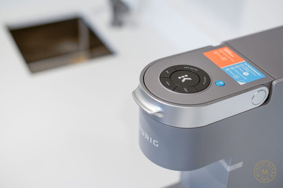 Keurig machine with starter pods provided