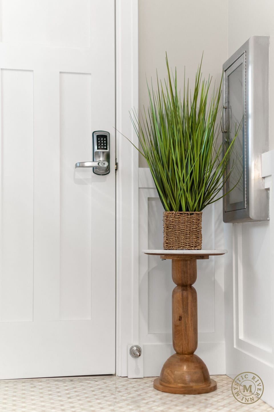 Curated design: Modern statement pieces add a pop of color and personality to the living space