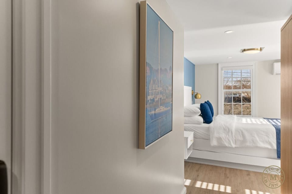 Curated design: Modern statement pieces add a pop of color and personality to the living space