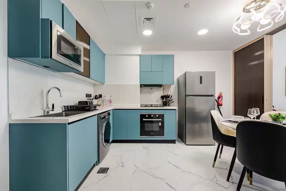 Kitchen with All Required Essentials