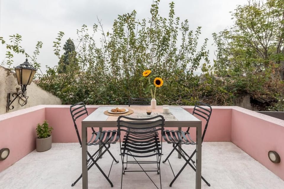 Outdoor dining table