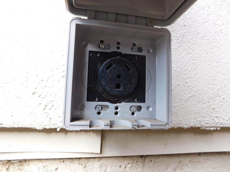 Optional 50 amp service