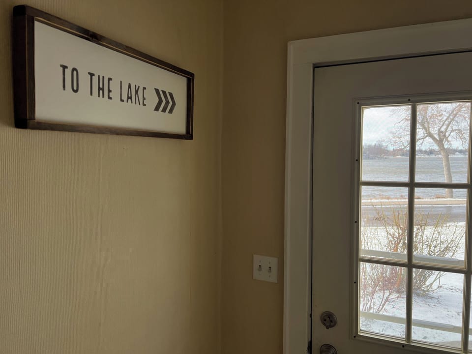 Lake relaxation and fun is just steps out the front door! 