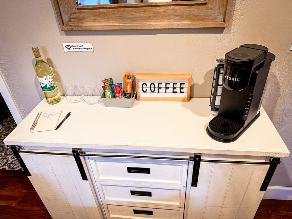 Coffee and snacks!