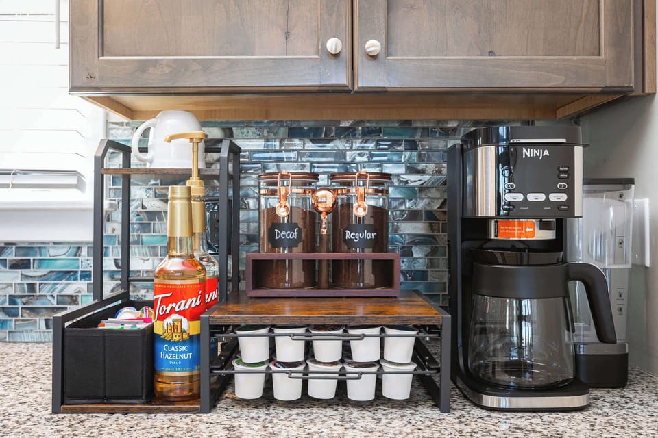 Top Level: Fully Stocked Coffee Nook 