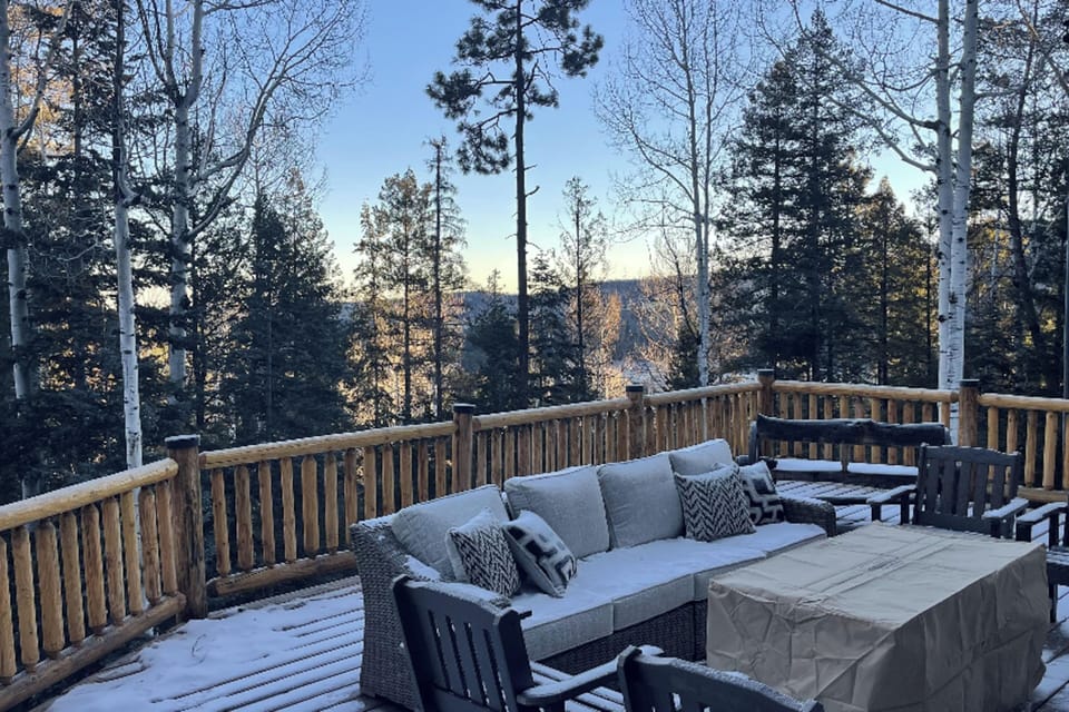 Furnished Deck | Outdoor Seating | Mountain Views