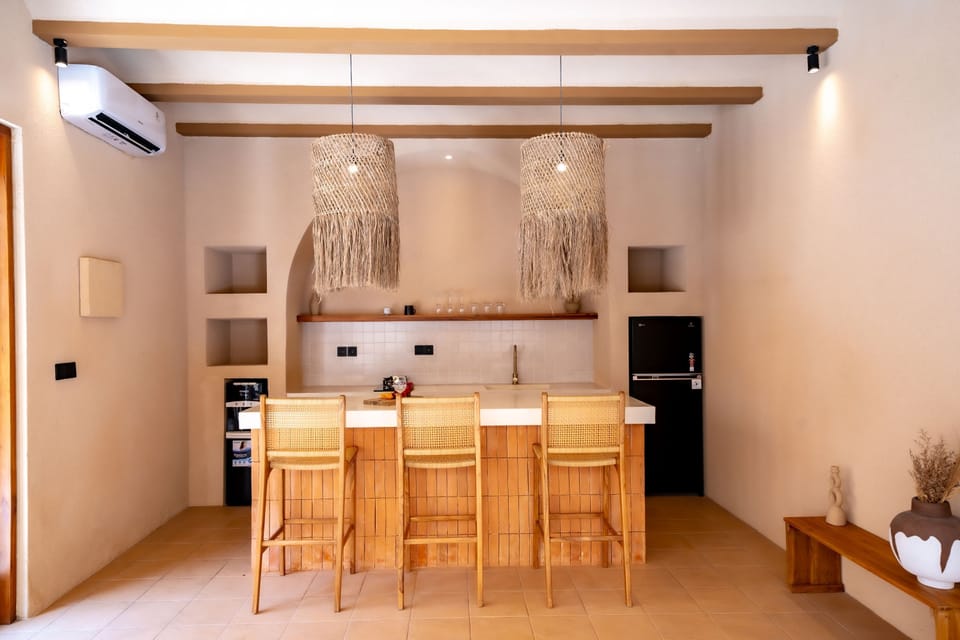 Luxury Villa, 1 Bedroom, Patio, Pool View | Private kitchen | Fridge, stovetop, electric kettle, cookware/dishes/utensils
