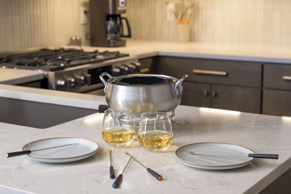 Everything needed for a fondue night or appetizer! 