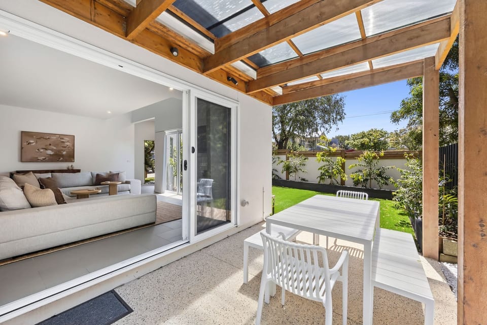 Enjoy the outdoors under the Alfresco area with BBQ 