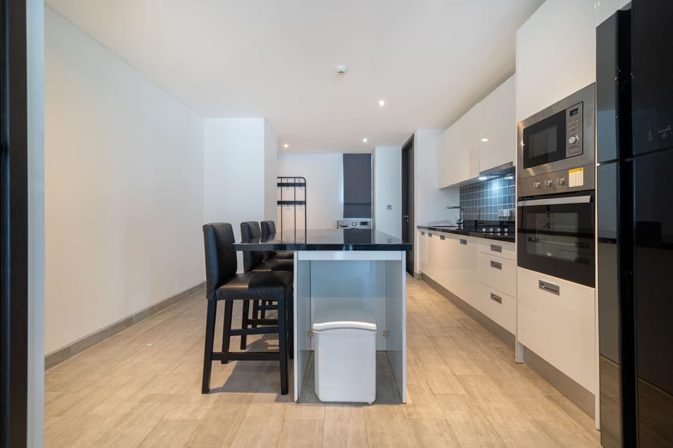 Family Apartment, Hill View | Private kitchen | Microwave, oven, stovetop, toaster